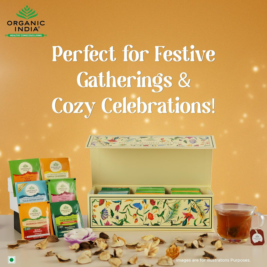 Organic India Premium Speciality Tulsi Teas 60 Tea Bags