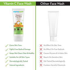 Mamaearth Vitamin C Face Wash With Vitamin C and Turmeric For Skin Illumination