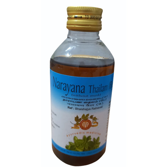 AVP Ayurvedic Narayana Thailam Oil (Big) (Without Musk) 100ml,200ml & 450ml