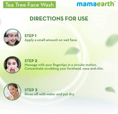 Mamaearth Tea Tree Face Wash with Neem for Acne and Pimples