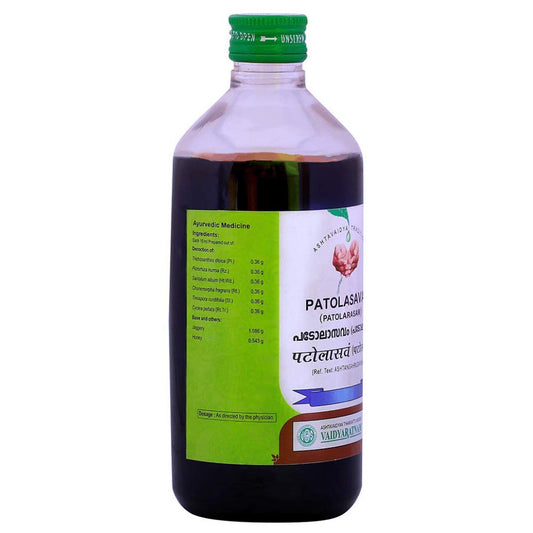 Vaidyaratnam Ayurvedische Patolasavam-Flüssigkeit 450 ml