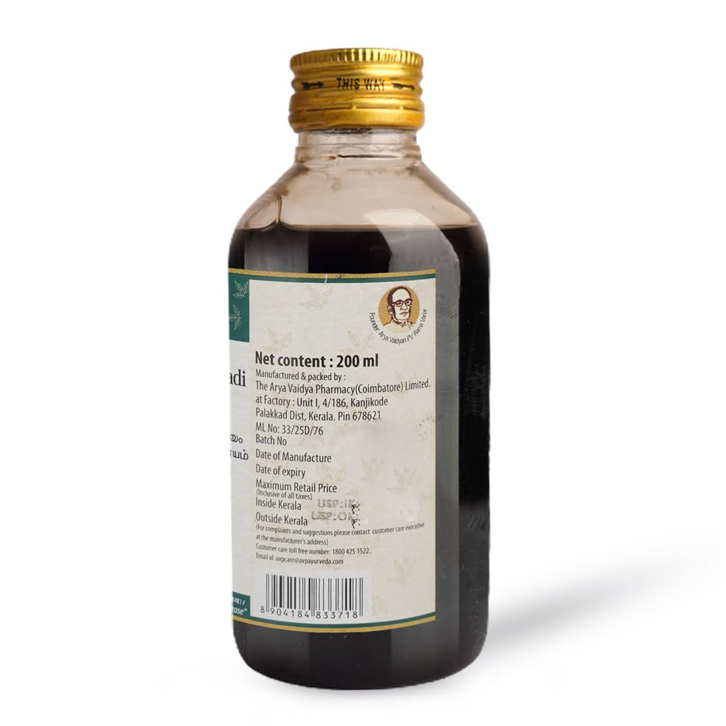 AVP Ayurvedic Panchakolakulathadi Kashayam Liquid 200ml