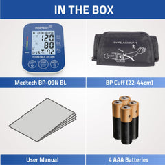 Medtech Automatic Digital BP Machine Blood Pressure Monitor BP09N (with backlight)