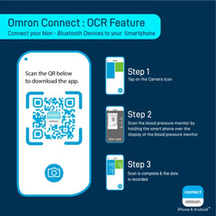 Omron HEM 7156 T Digitales Blutdruckmessgerät mit 360°-Genauigkeit, Intelli Wrap-Manschette für alle Armgrößen, genaue Messungen und Bluetooth-Konnektivität