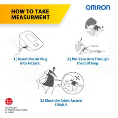 Omron HEM 7121J Vollautomatisches digitales Blutdruckmessgerät mit Intellisense-Technologie und Anleitung zum Anlegen der Manschette für genaueste Messungen (weiß)
