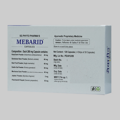 SG Phyto Pharma Ayurvedic Mebarid Syrup & Capsule