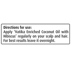 Dabur Ayurvedic Vatika Enriched Coconut Hair Oil with Hibiscus 150ml