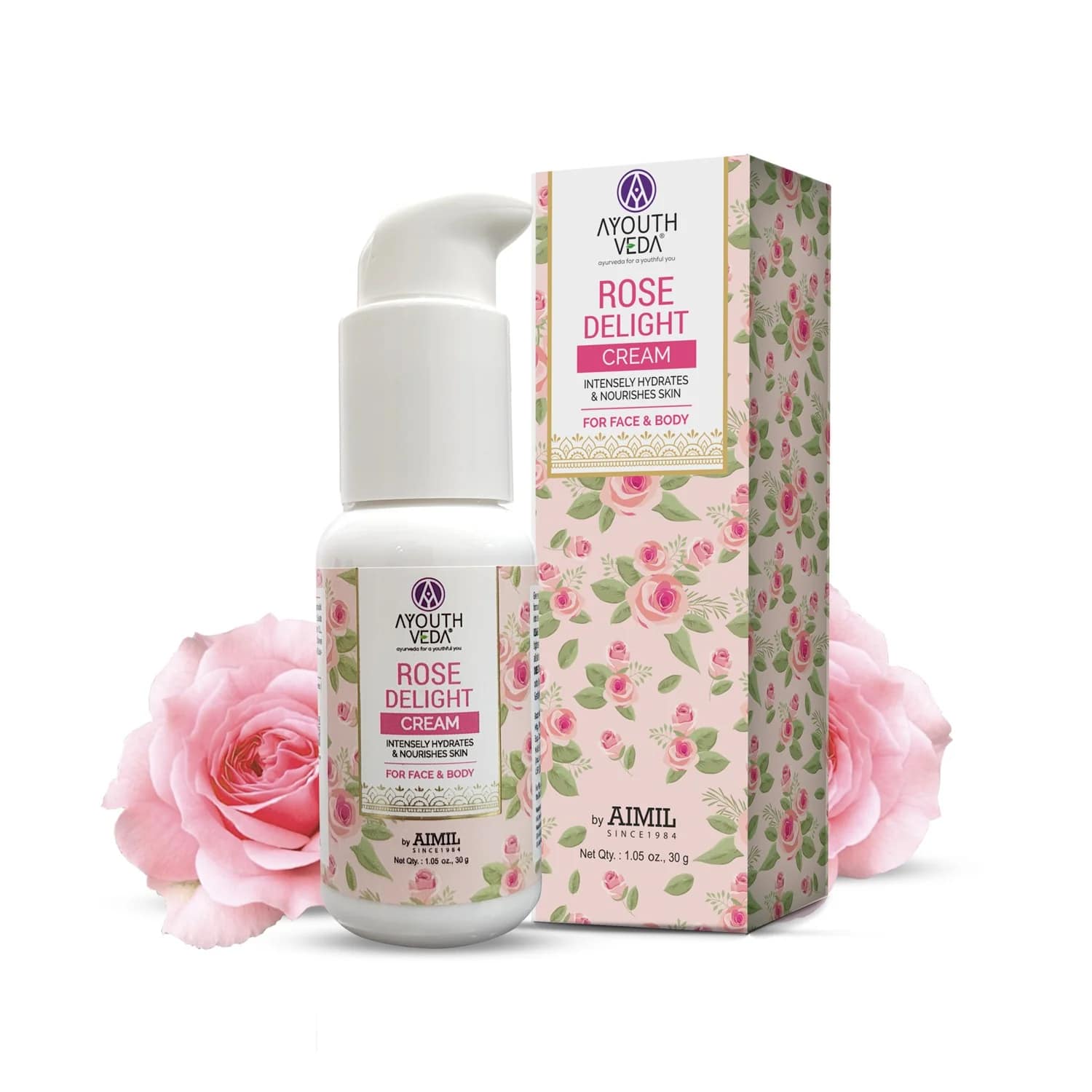 Aimil Ayouthveda Rose Delight Cream Ayurvedic – 30g