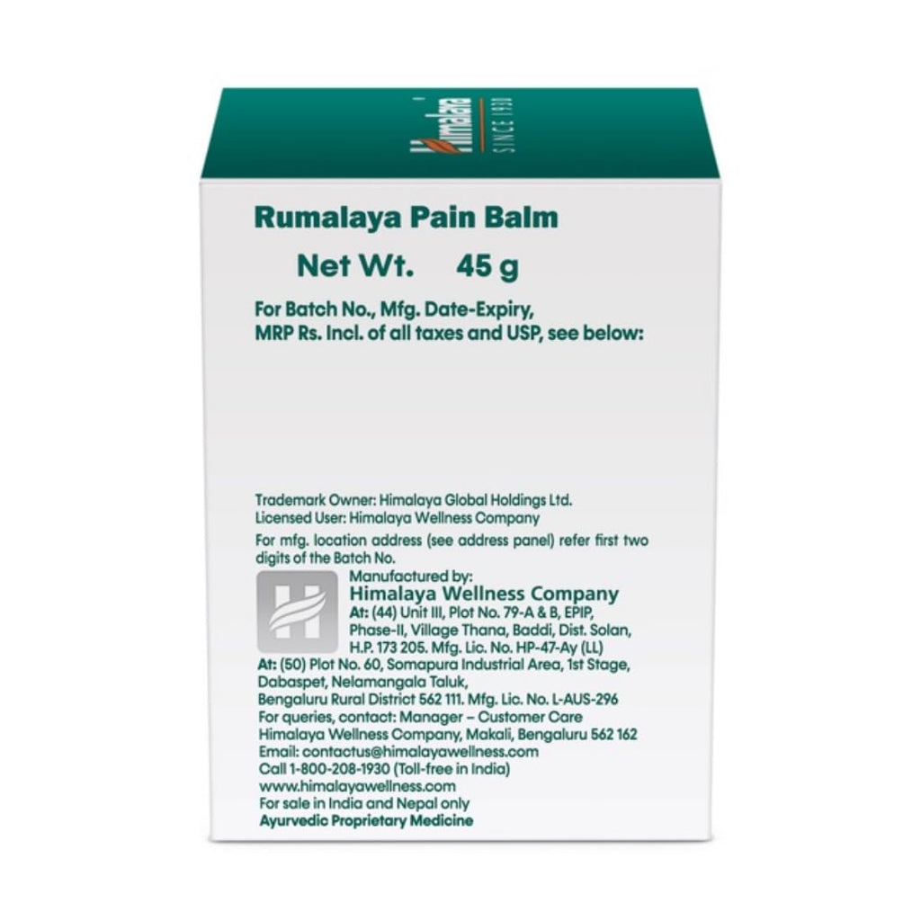 Himalaya Ayurvedic Rumalaya Pain Balm