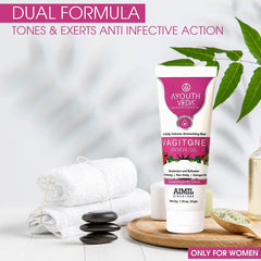 Aimil Ayouthveda Cosmetics Vagitone Vaginal Gel With Dual Formula 50gm