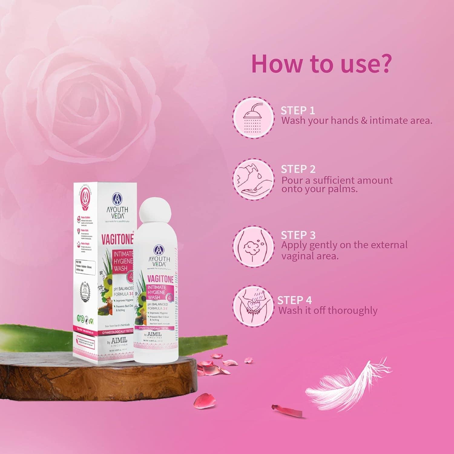 Aimil Ayouthveda Vagitone Intimate Hygiene Wash Ayurvedic