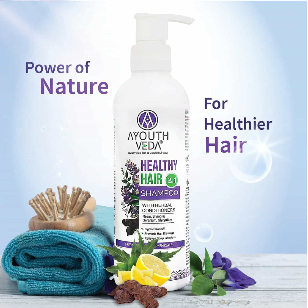 Aimil Ayouthveda Healthy Hair Shampoo with Bhringraj & Shikakai – 200ml