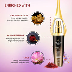 Aimil Ayouthveda Cosmetics Sparkling Gold Day Cream With 24k Gold & Saffron 50gm