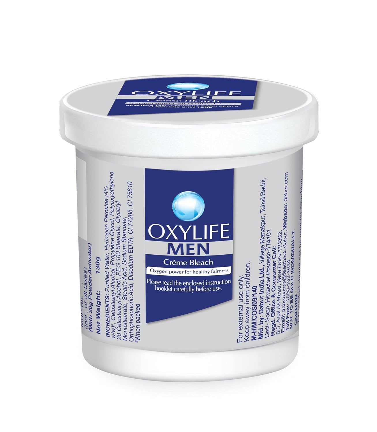 Oxylife Cosmetics Men Crème Bleach