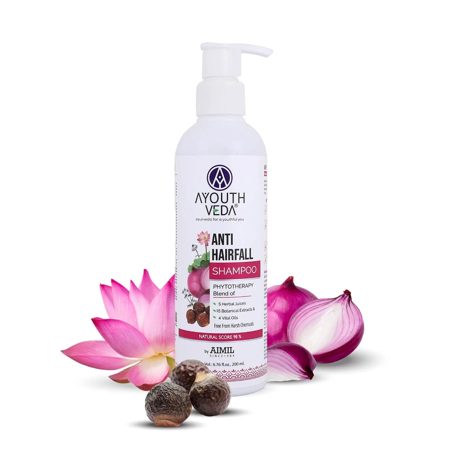 Ayouthveda Anti-Hair Fall Ayurvedic Shampoo – 200ml