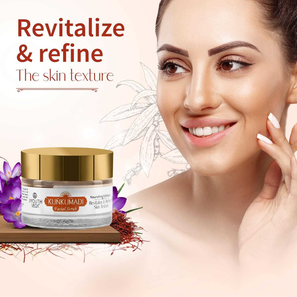 Aimil Ayouthveda Kunkumadi Facial Scrub – 50g