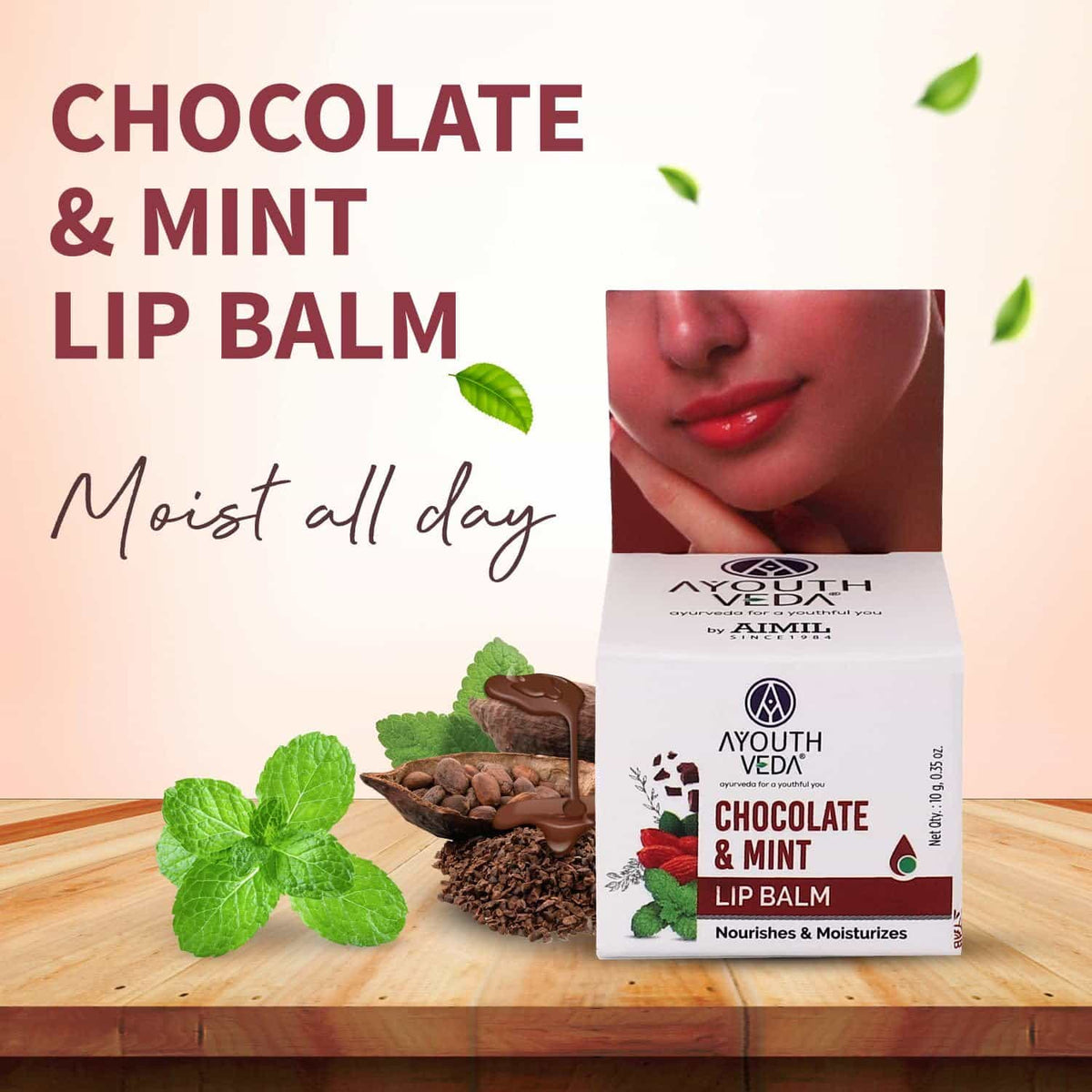 Aimil Ayouthveda Tinted Lip Balm Ayurvedic – 10g