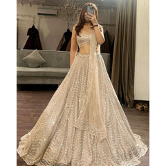 Bollywood Indian Pakistani Ethnic Party Wear Women Soft Pure Premiums Heavy Organza Silk Lehenga