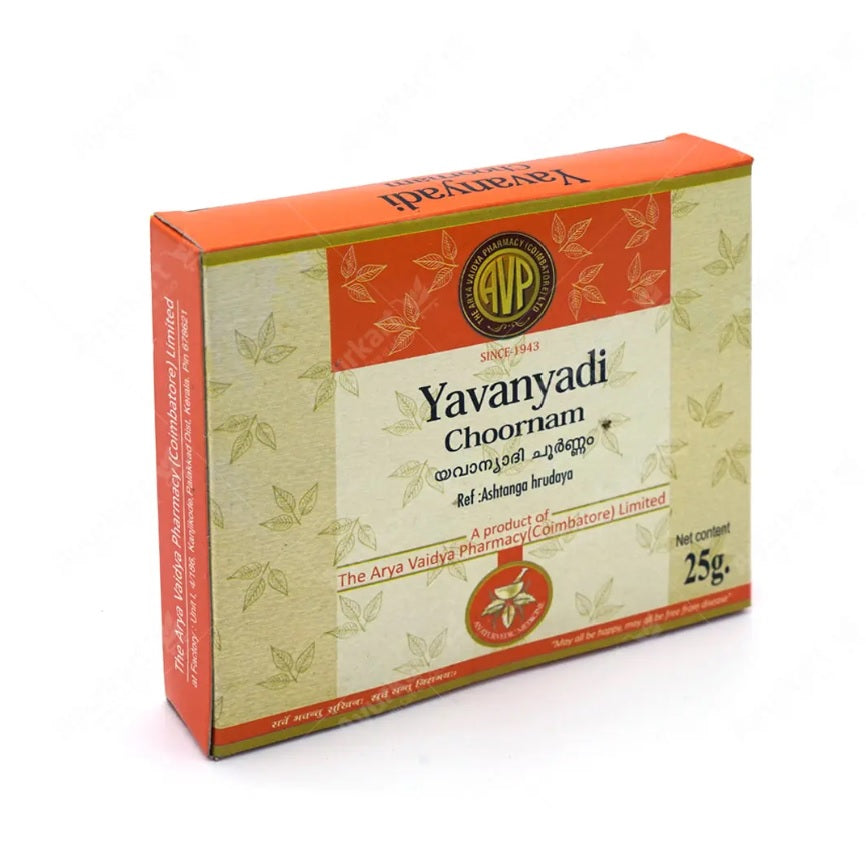 AVP Ayurvedic Yavanyadi Choornam Powder 2 X 25G