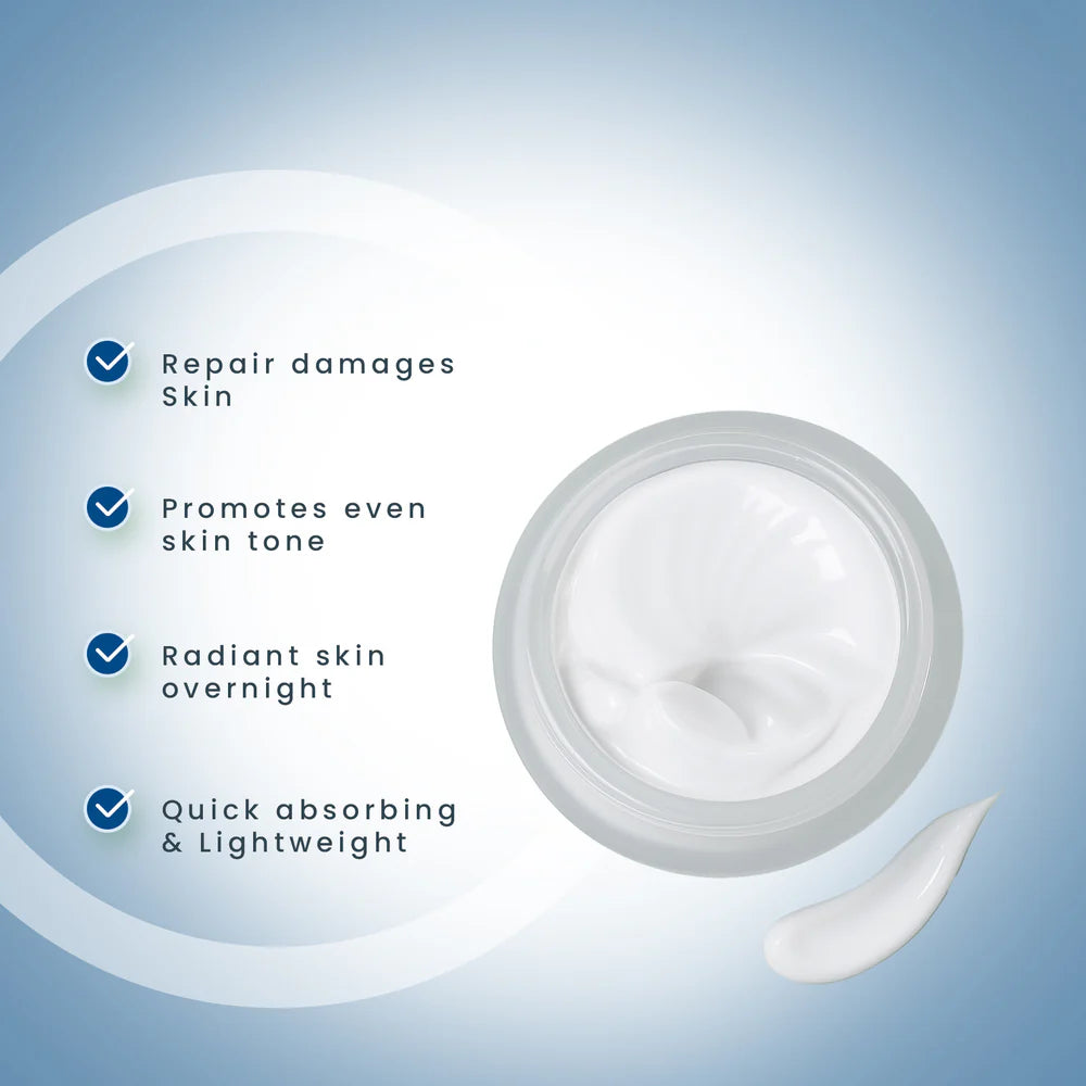 Lotus Herbals Cosmetics WhiteGlow Skin Brightening & Nourishing Night Cream 60g