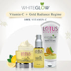 Lotus Herbals Cosmetics WhiteGlow Vitamin-C + Gold Radiance Regime Combo