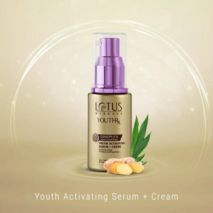 Lotus Herbals Cosmetics YouthRx Youth Activating Serum + Cream 30ml