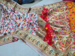Болливудская индийская пакистанская этническая одежда для вечеринок, стиль, чистое мягкое шелковое сари/сари, код C 43