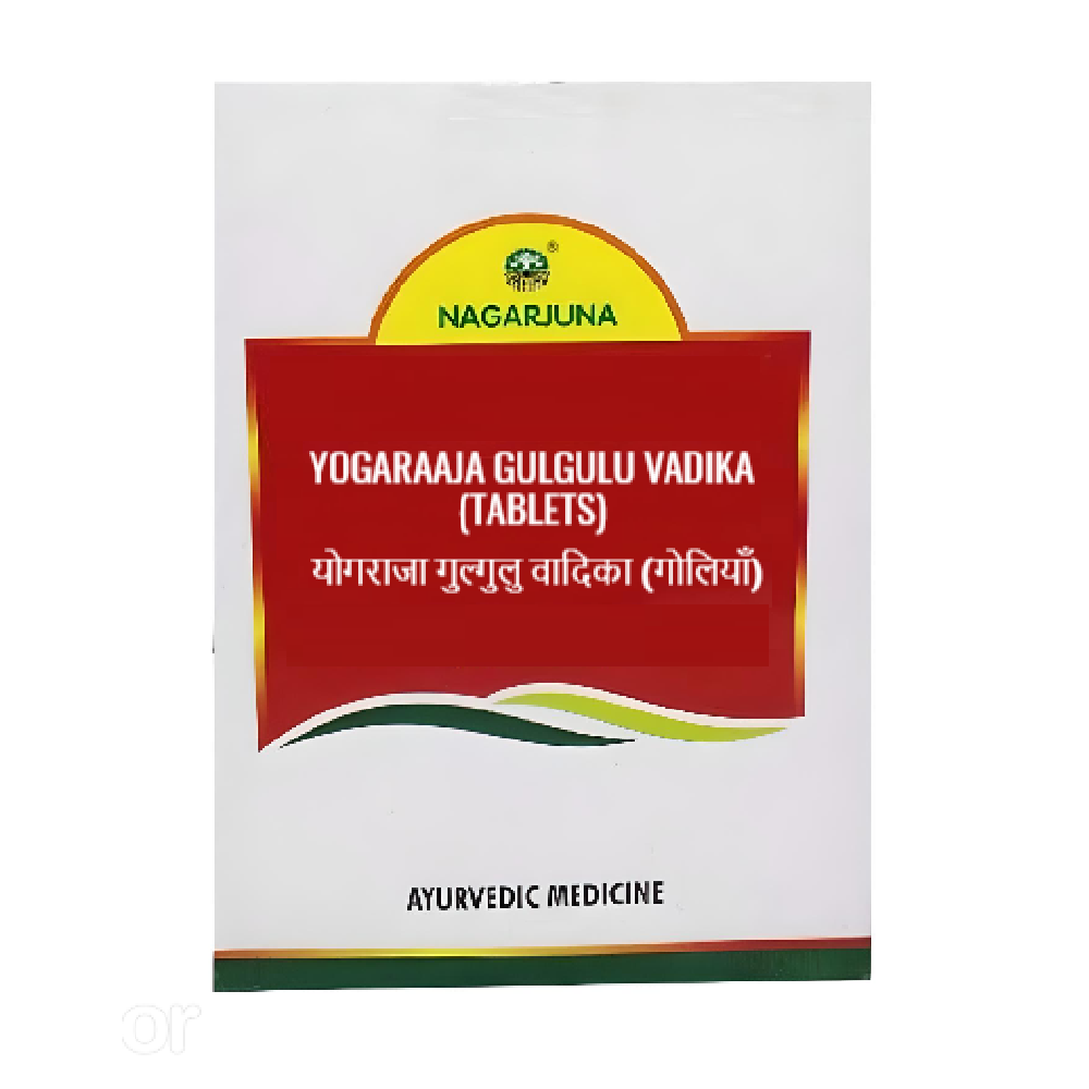 Nagarjuna Ayurveda Yogaraaja Gulgulu Vadika 100 Tablets