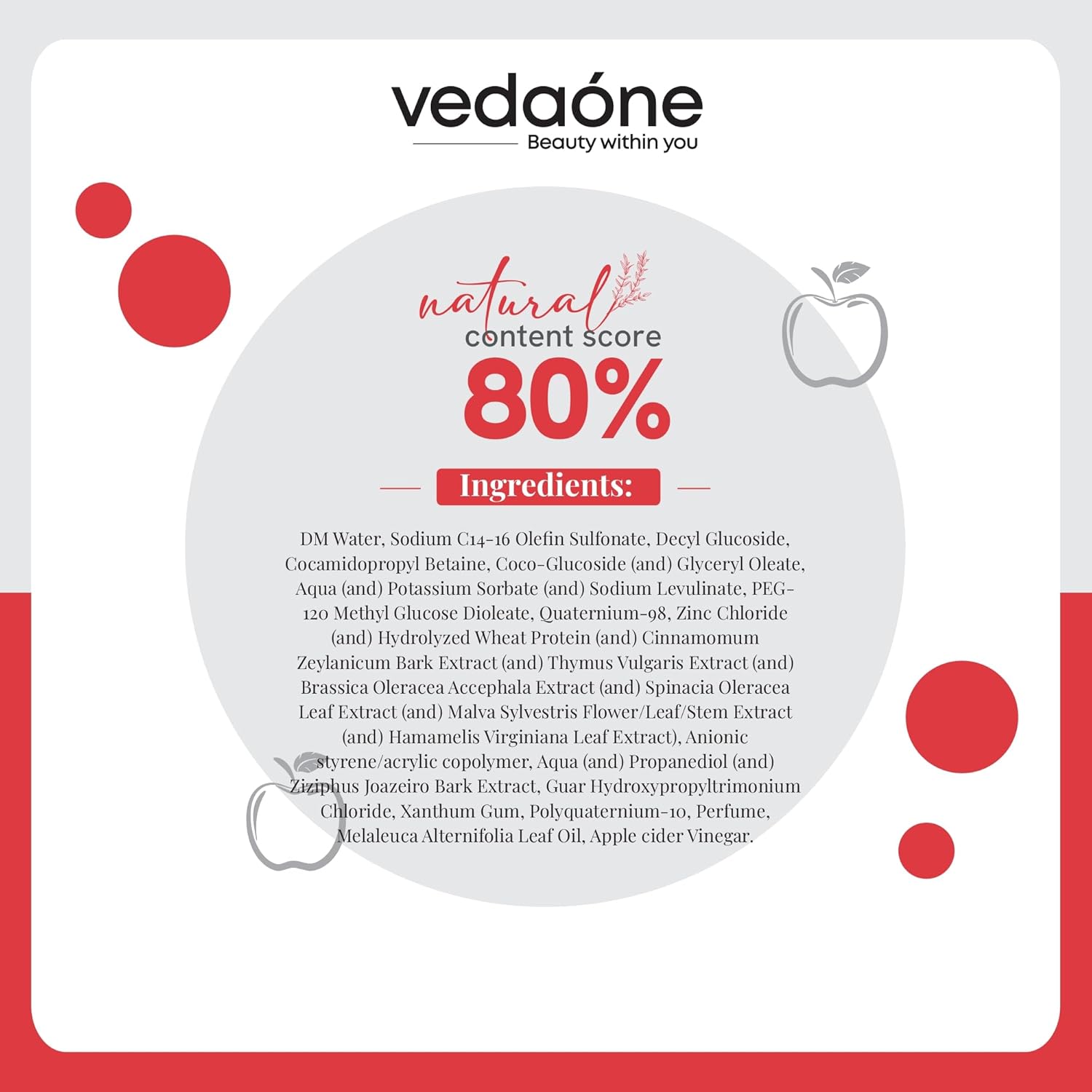 Vedaone Cosmetics No Dan Hair Shampoo 200Ml
