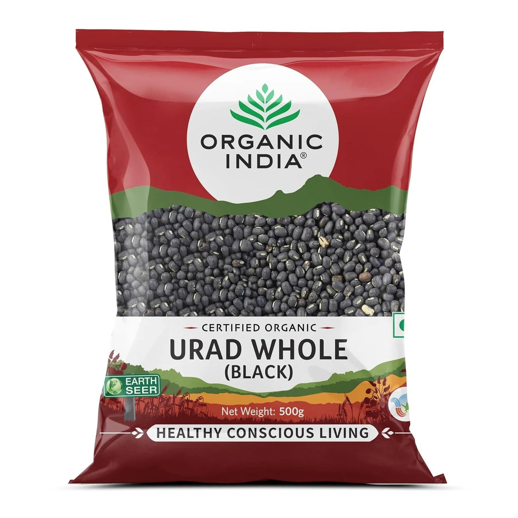 Organic India Urad Whole (Black) 500g