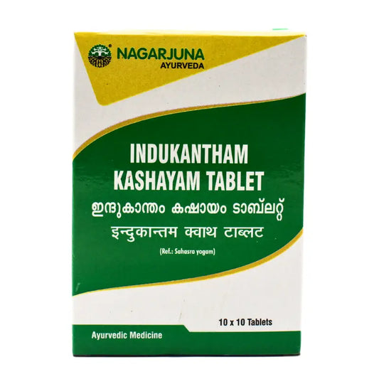 Nagarjuna Ayurvedic Indukaantham Kashaayam 100 Tablets