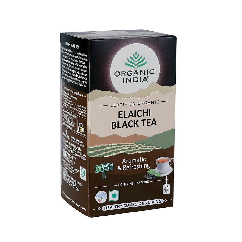 Organic India Elaichi Flavoured Black Tea 25 Teabags