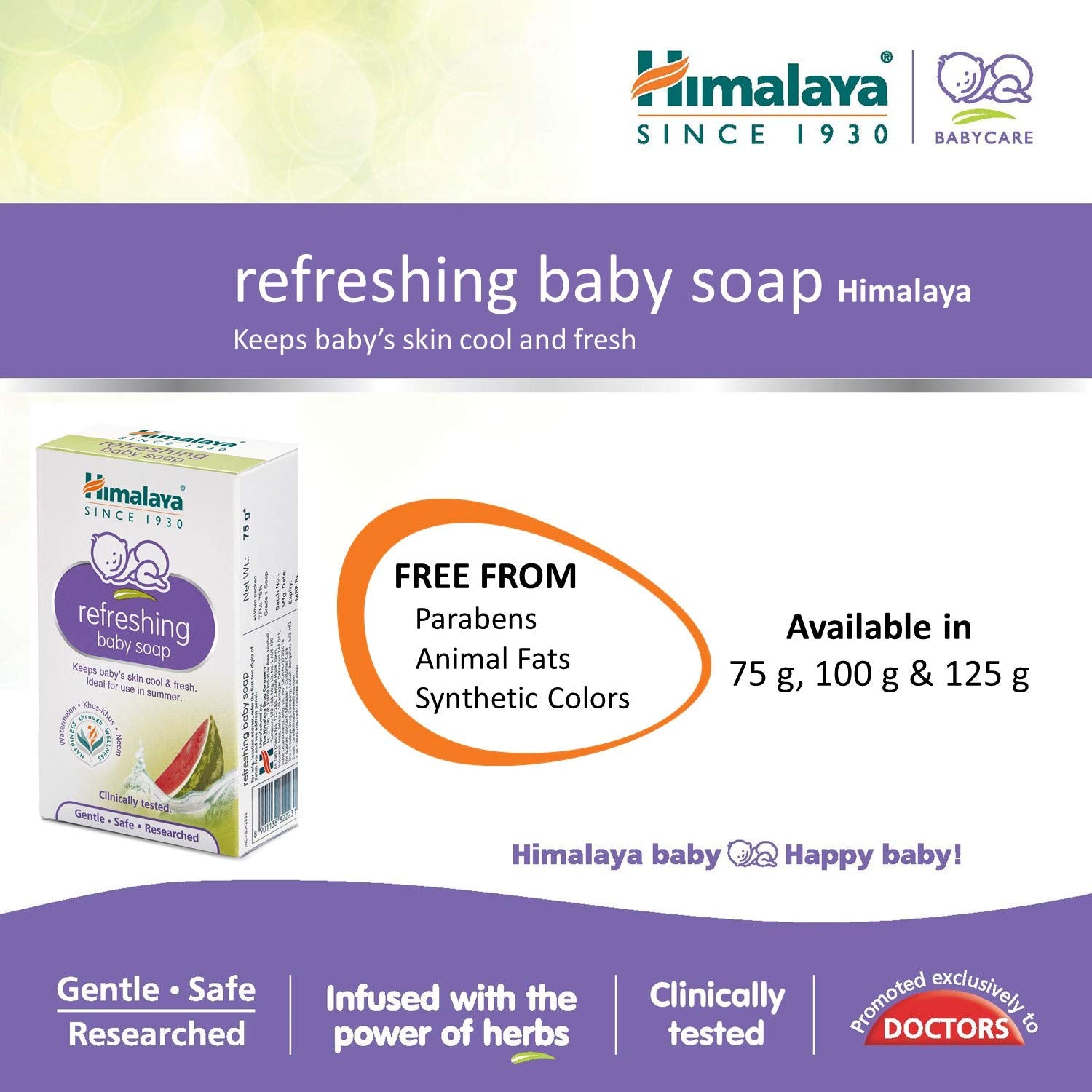 Himalaya Refreshing Baby Care Soap