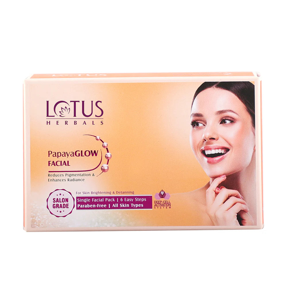 Lotus Herbals Cosmetics Papaya Glow Facial kit