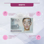 Lotus Herbals Cosmetics Radiant Platinum Cellular Anti Ageing Salon Grade Single Facial Kit