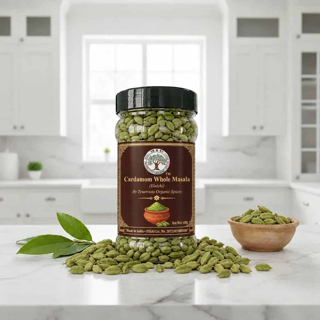 Trueroots Organic Spices Cardamom (Elaichi) Whole Masala