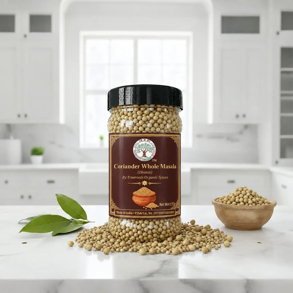 Trueroots Organic Spices Coriander (Dhaniya) Whole Masala