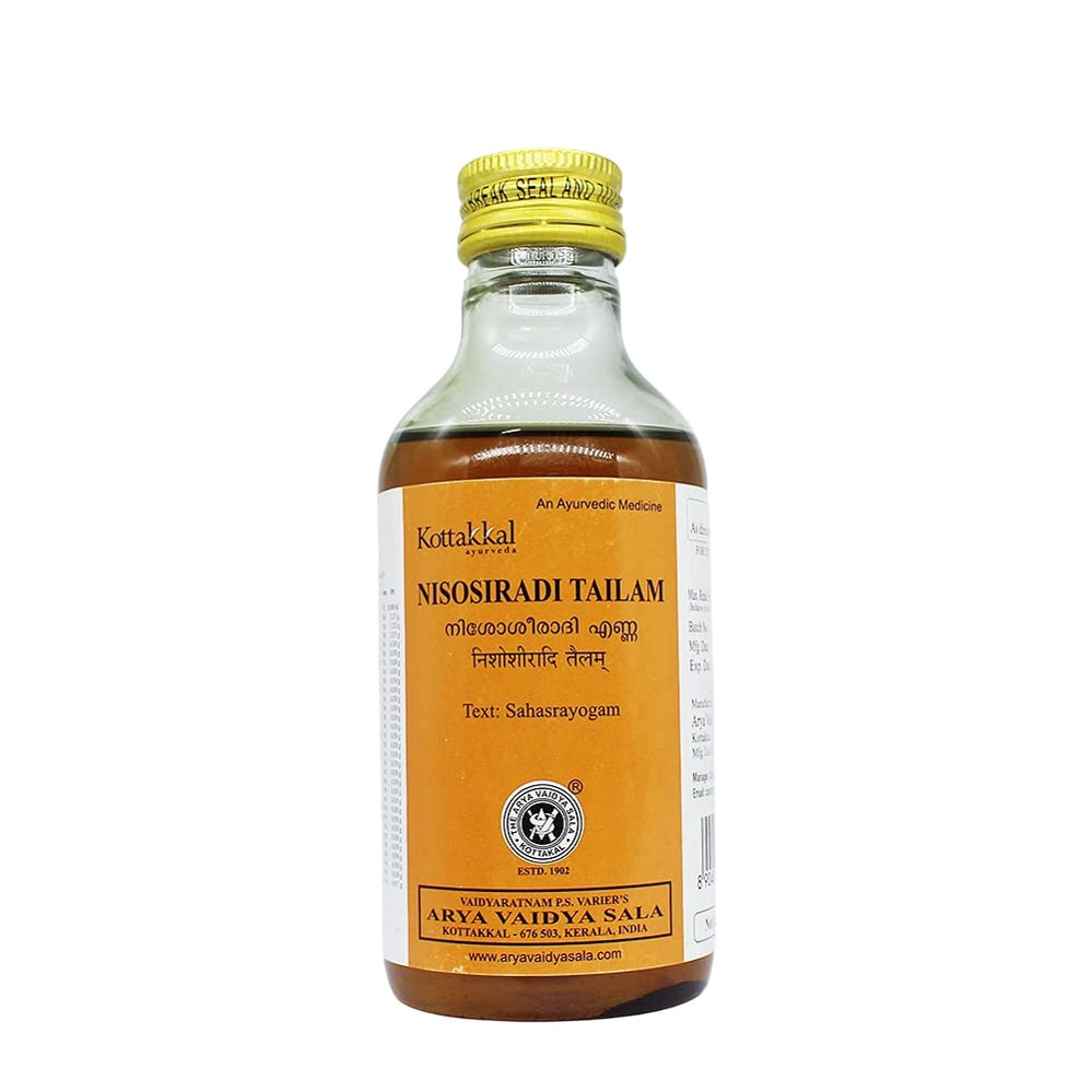 Kottakkal Ayurvedic Nisosiradi Tailam Oil 200ml