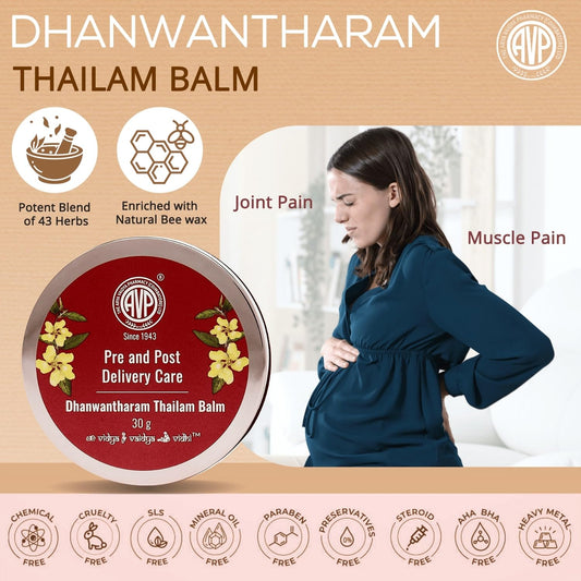 AVP Ayurvedic Dhanwantharam Thailam Pain Relief Balm 30g