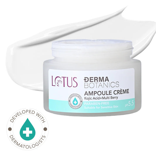 Lotus Cosmetics Derma Botanics Kojic Acid + Multi Berry Ampoule Crème Cream 50g