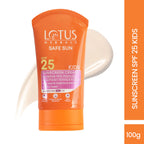 Lotus Herbals Cosmetics Safe Sun Kids Sunscreen Cream SPF-25 100g