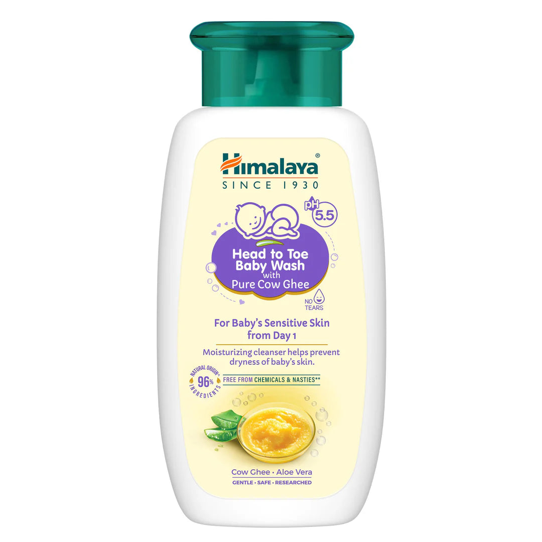 Himalaya Head to Toe Baby Wash with Pure Cow Ghee