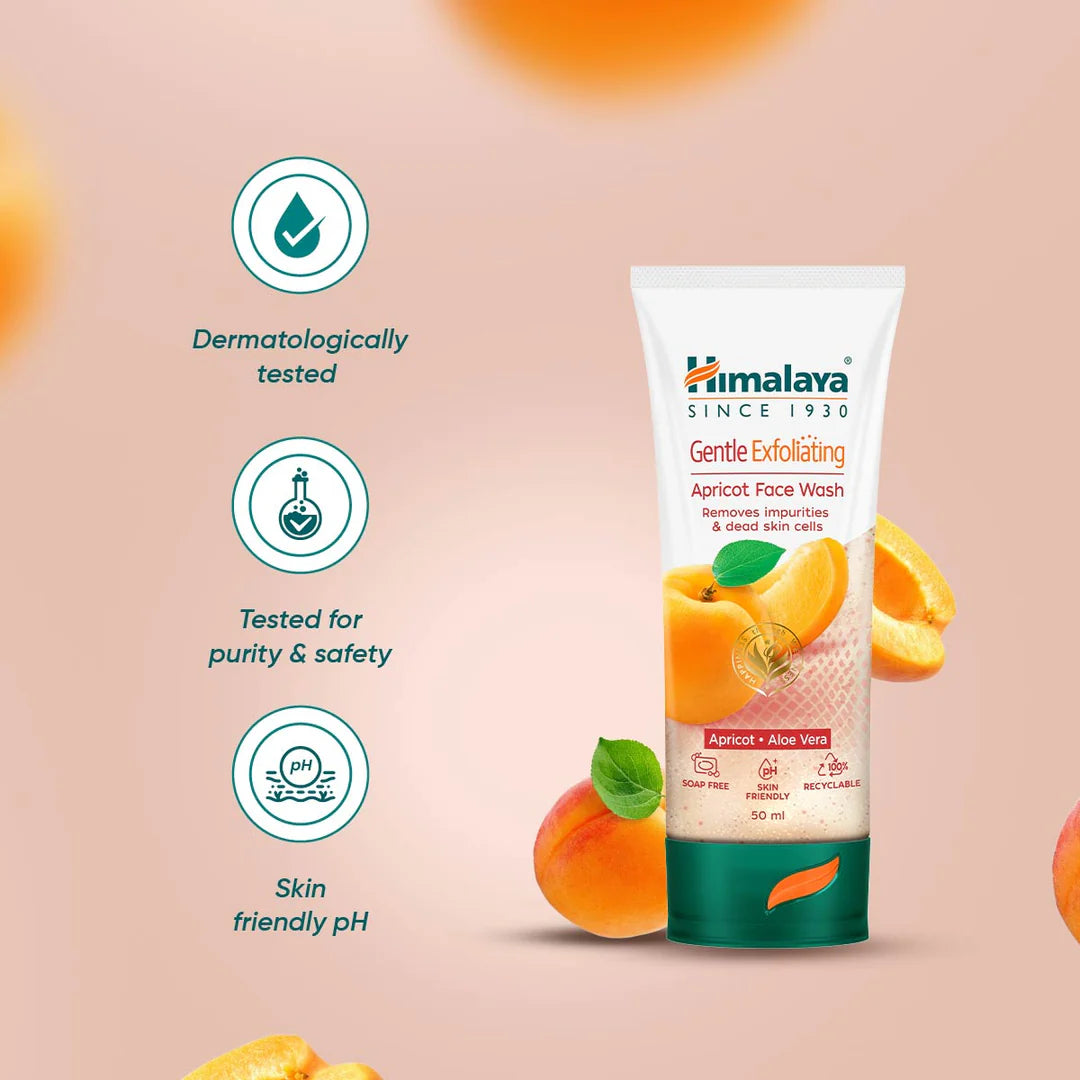 Himalaya Herbals Clear Deep Cleansing Apricot Removes Blackheads Face Wash
