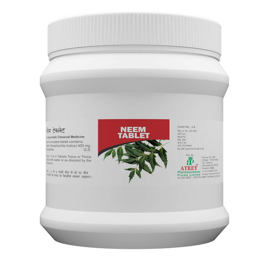 Atrey Ayurvedic Neem 400mg Tablets