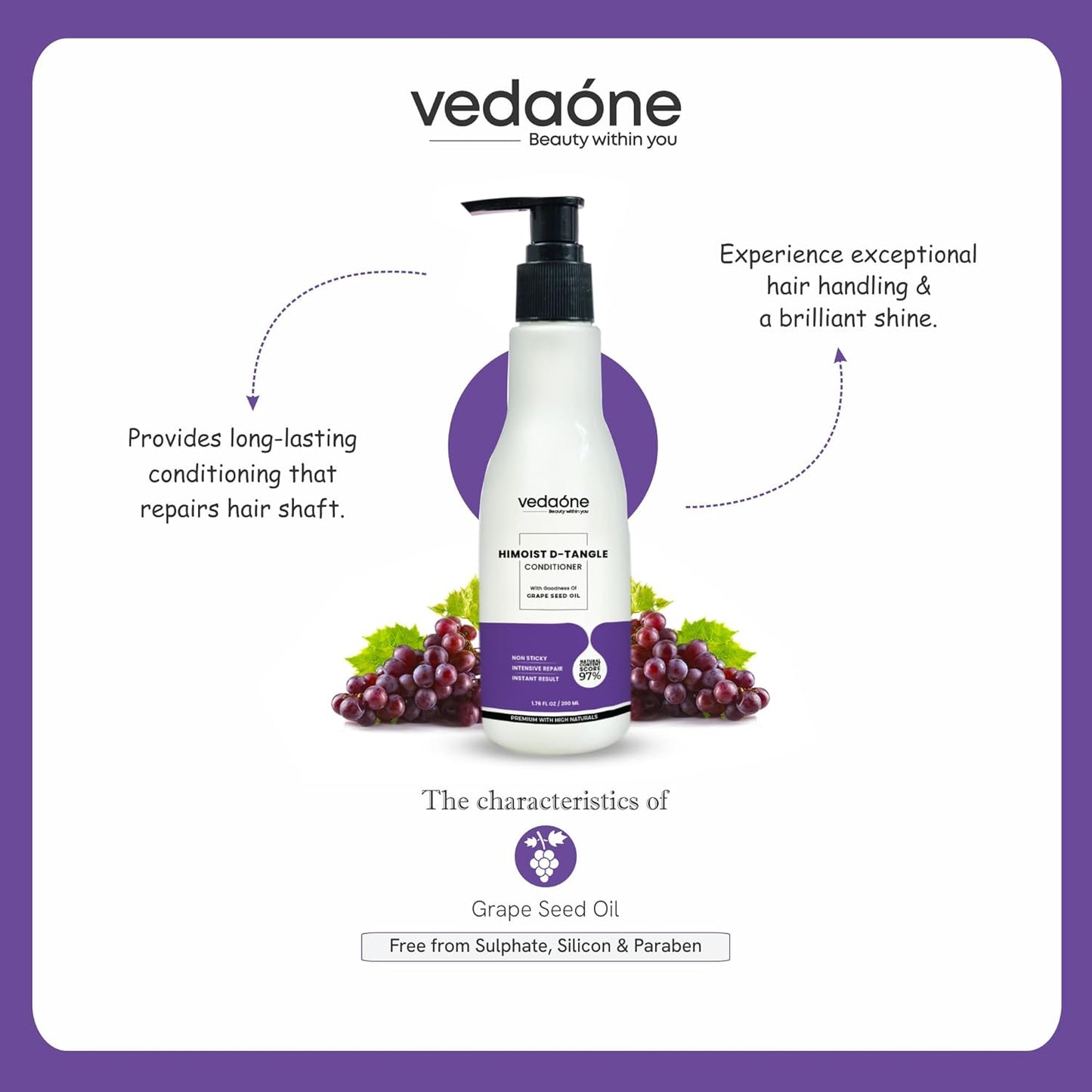 Vedaone Cosmetics Himoist D Tangle Conditioner 200ml