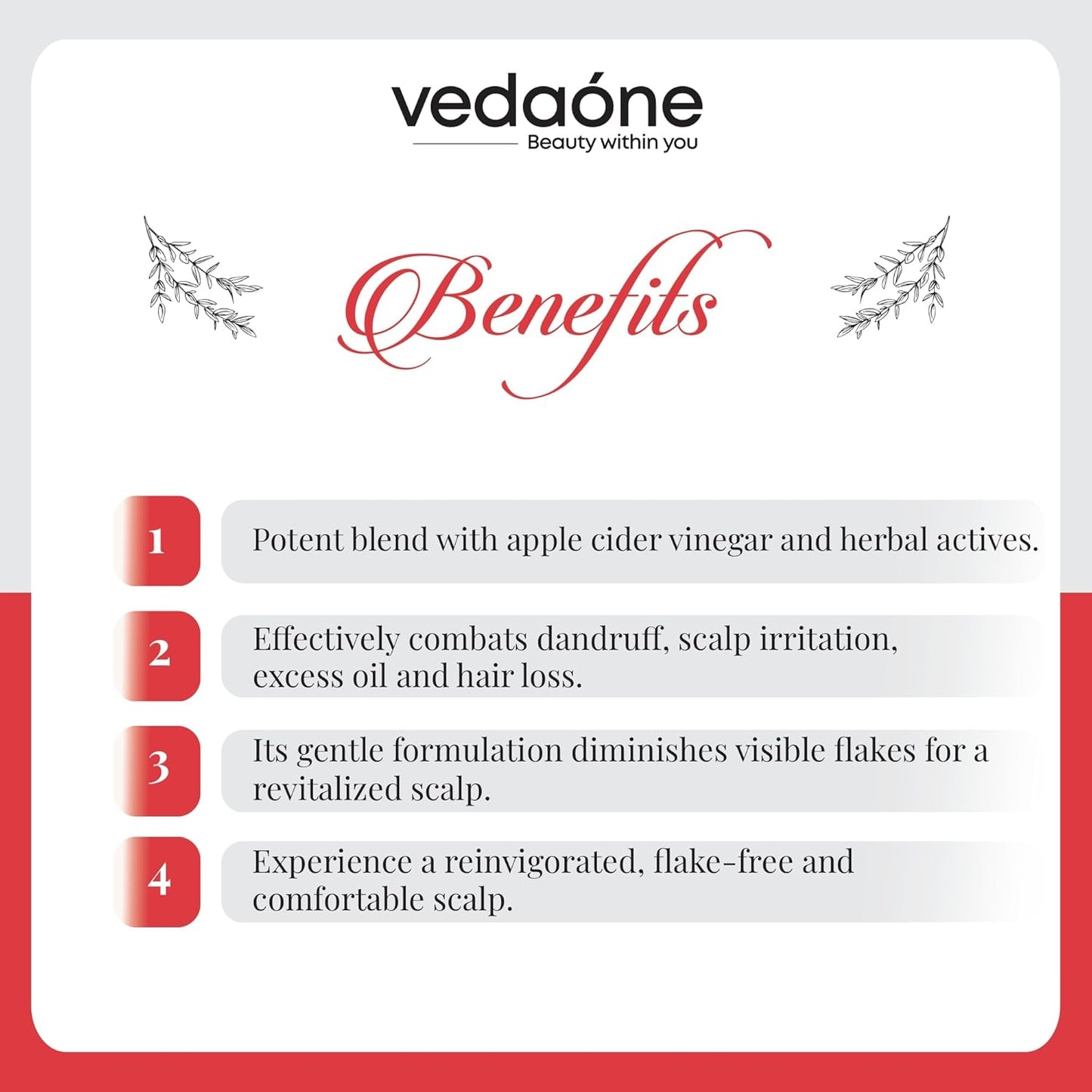 Vedaone Cosmetics No Dan Hair Shampoo 200Ml