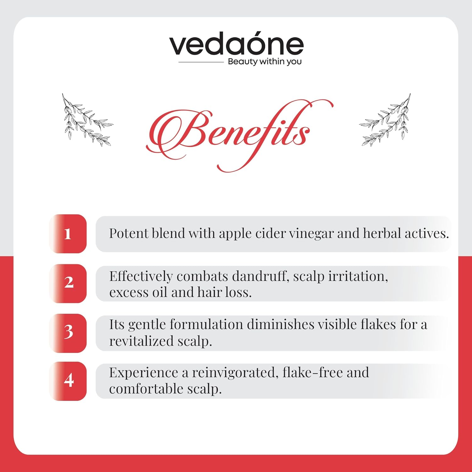 Vedaone Cosmetics No Dan Hair Shampoo 200Ml