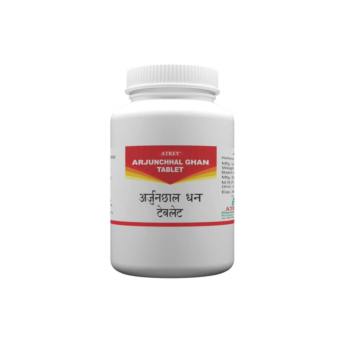 Atrey Ayurvedic Arjun Chhal Ghan 400mg Tablets