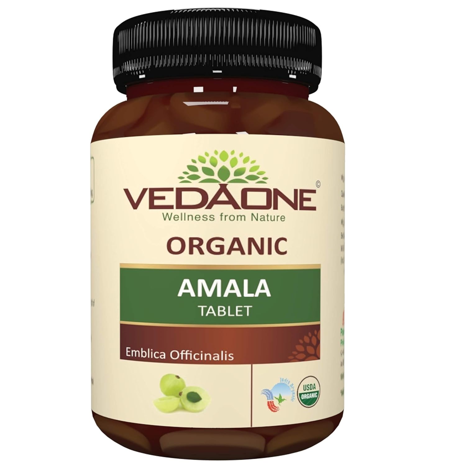 Vedaone Ayurvedic Organic Amala 750mg 60 Tablets