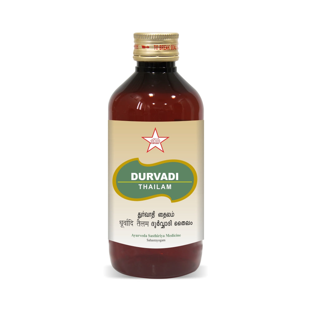 Skm Ayurveda Durvadi Thailam Oil 100ml,200ml & 450ml